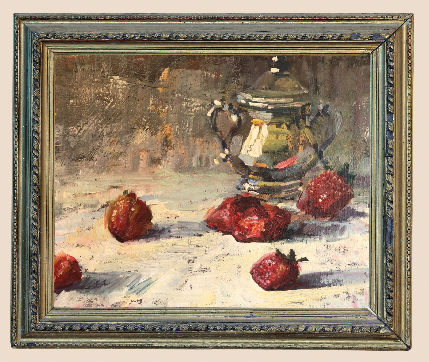Strawberries and Silver Print