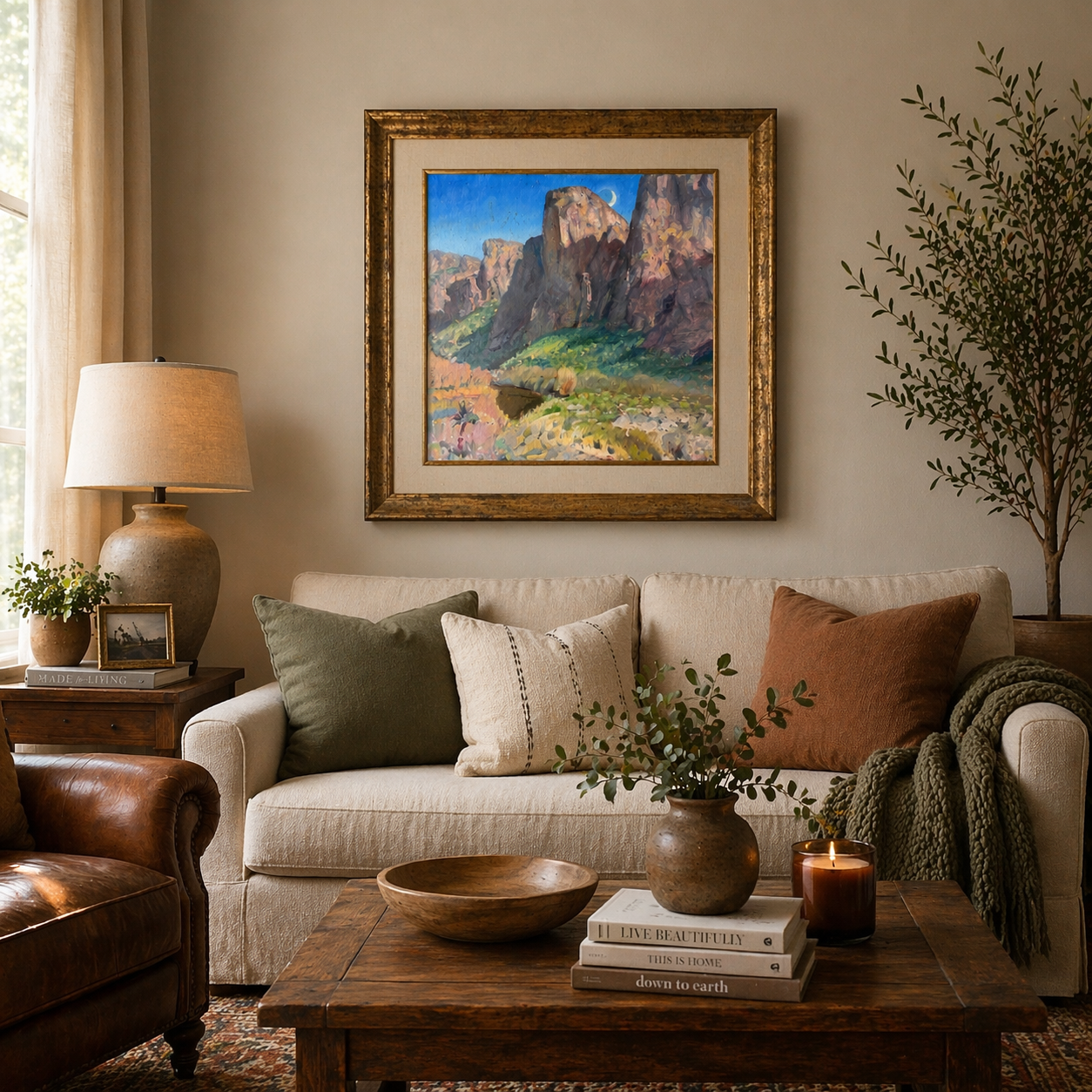 The Bulldog Cliffs Paper Print