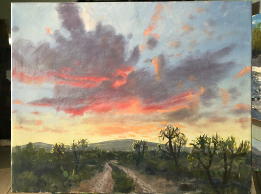 The Road to Norman’s House Original Painting