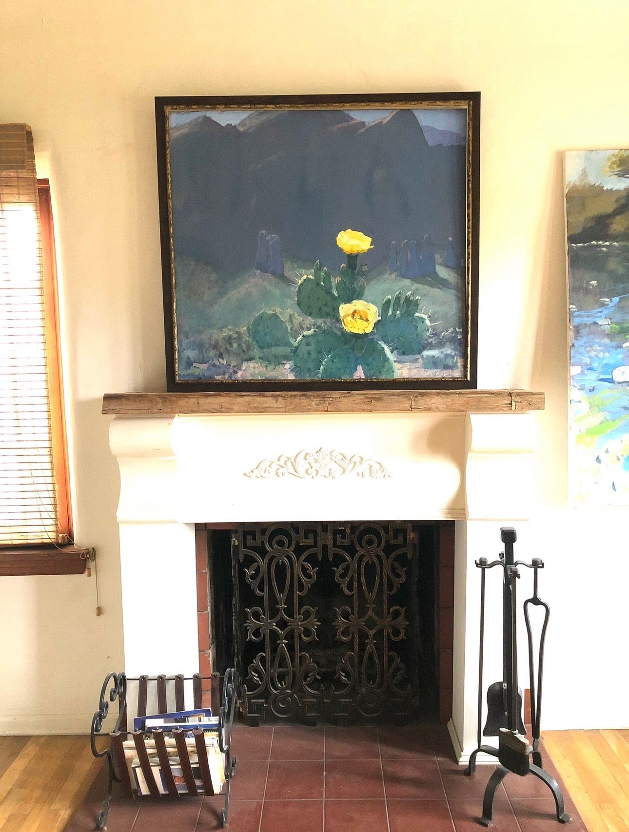 Prickly Pear Flowers Original Painting