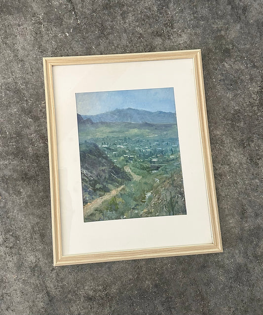 Framed Arizona Mining Town