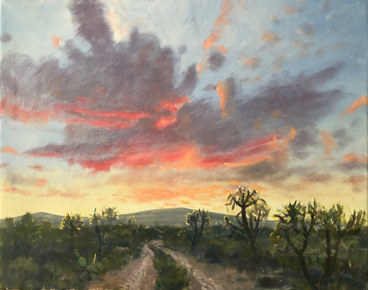 The Road to Norman’s House Original Painting