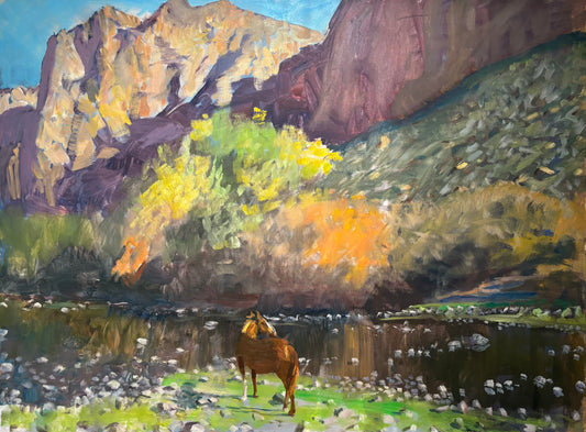 His River Original Painting