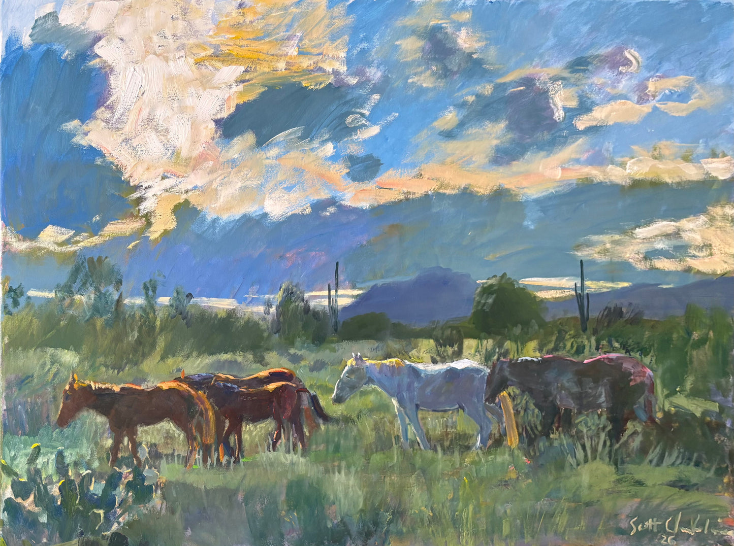 After the Rain Original Painting