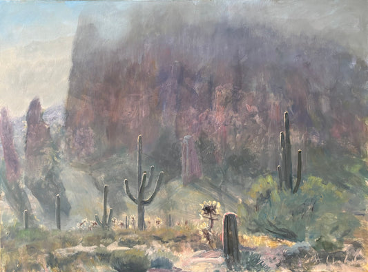 Mist on the Mountain Original Painting