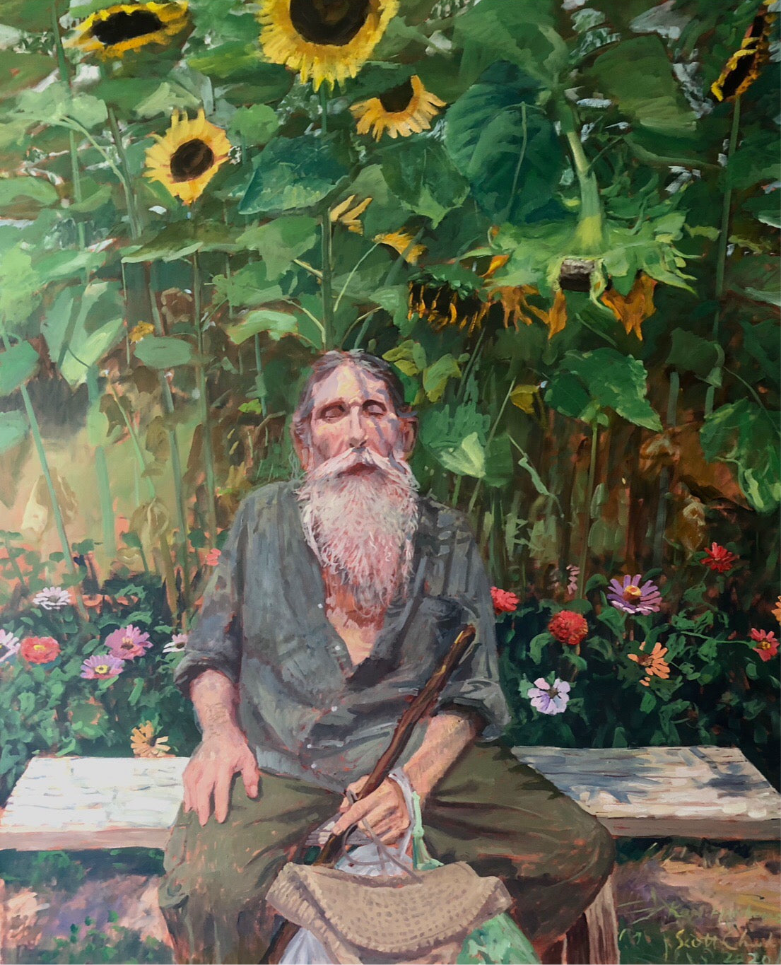 Ken Hankins In the Garden