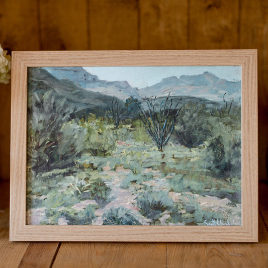 Framed Desert Rhythm